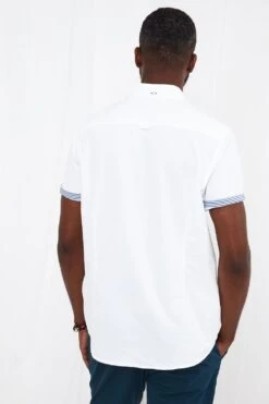 Joe Browns Classic White Button Down Chest Pocket Short Sleeve Shirt 10 Joe Browns Classic White Button Down Chest Pocket Short Sleeve Shirt -Joe Browns Store m5059953102281 white xl 3