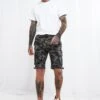 Joe Browns Multi Pocket Knee Length Belted Relaxed Camo Cargo Shorts -Joe Browns Store m5059953111139 grey xl