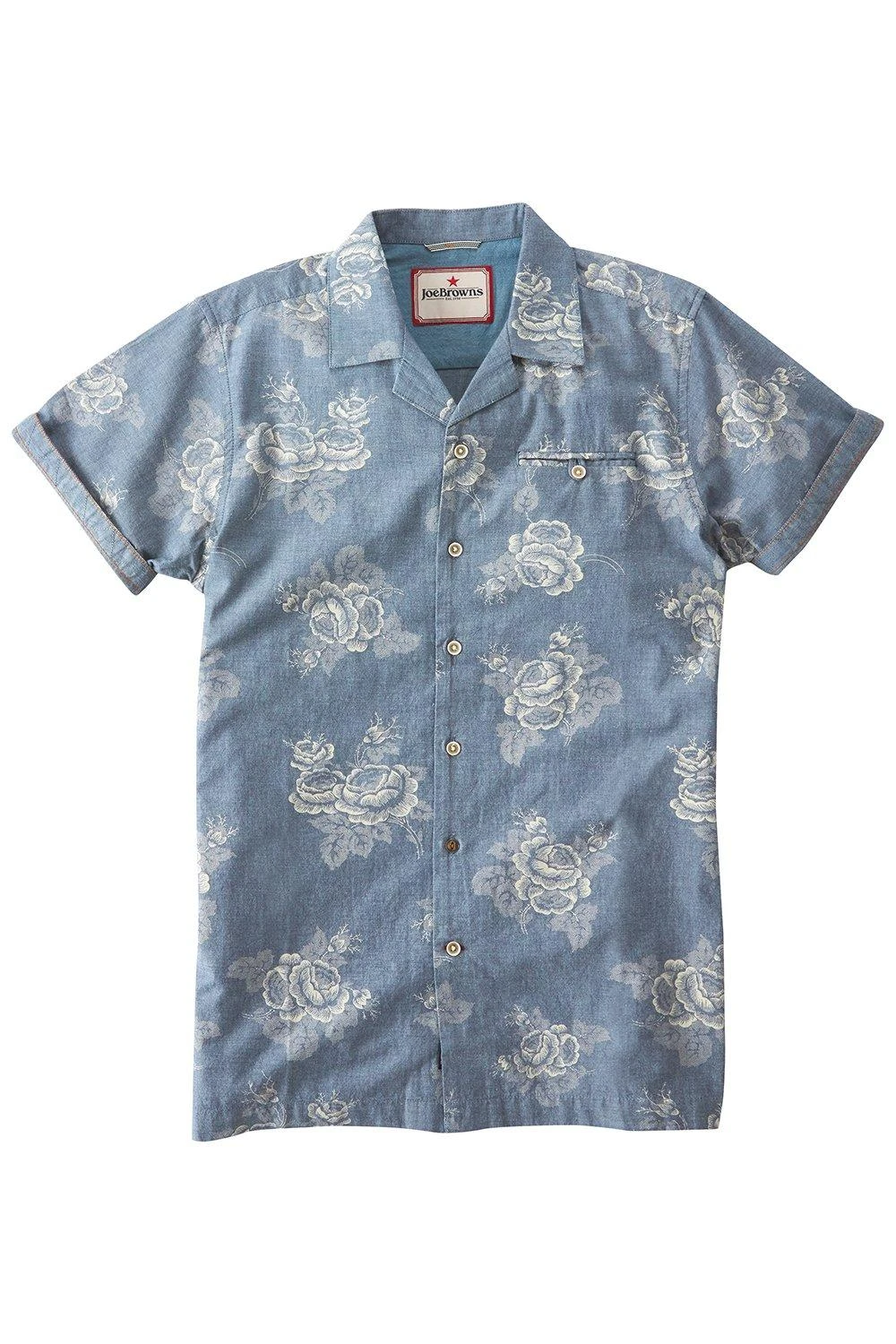 Joe Browns Open Flat Collar Short Sleeve Floral Shirt 4 Joe Browns Open Flat Collar Short Sleeve Floral Shirt - Image 2