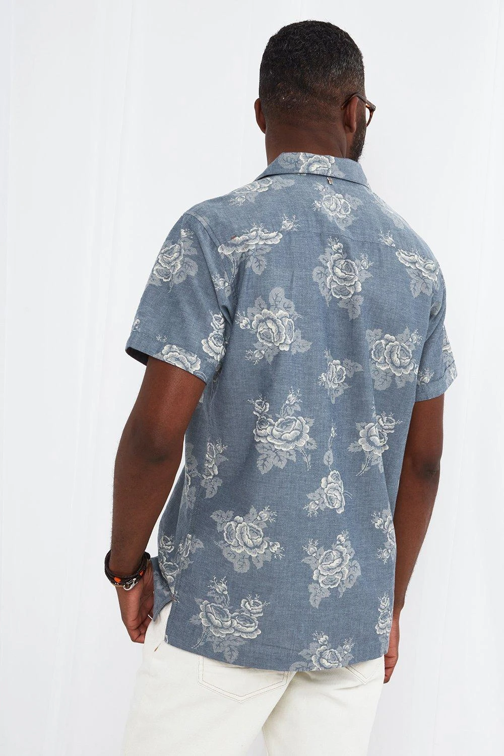Joe Browns Open Flat Collar Short Sleeve Floral Shirt 7 Joe Browns Open Flat Collar Short Sleeve Floral Shirt - Image 5