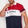 Colour Block Logo Polo Shirt -Joe Browns Store m5063110050094 red xl
