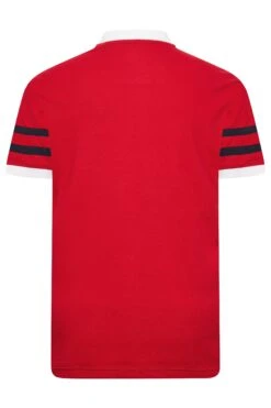 Colour Block Logo Polo Shirt -Joe Browns Store m5063110050094 red xl 2
