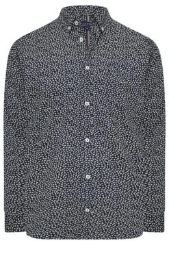 Triangle Print Long Sleeve Shirt -Joe Browns Store m5063110083443 blue xl 1