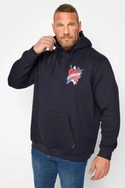 'Live Free' Heart Print Hoodie