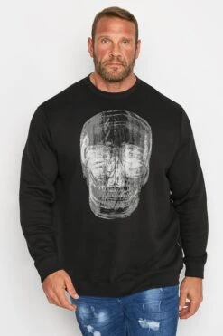 X-Ray Skull Print Sweatshirt