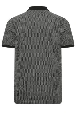 Geometric Print Polo Shirt 9 Geometric Print Polo Shirt -Joe Browns Store m5063110203650 grey xl 3