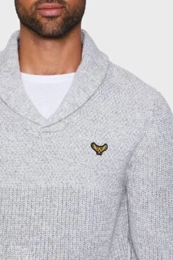 Threadbare 'Cromwell' Shawl Neck Jumper -Joe Browns Store m7625914006295 light20grey xl 3