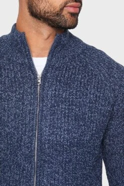 Threadbare 'Gallagher' Zip Through Cardigan -Joe Browns Store m7625914006783 navy xl 3