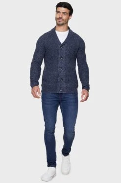 Threadbare Horatio' Shawl Collar Cardigan -Joe Browns Store m7625914006950 navy xl 2