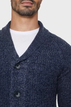 Threadbare Horatio' Shawl Collar Cardigan -Joe Browns Store m7625914006950 navy xl 3