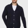 Threadbare 'Shaw' Shawl Collar Cardigan -Joe Browns Store m7625914008107 navy xl