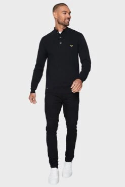 Threadbare 'Hawke' Cotton Funnel Neck Jumper 8 Threadbare 'Hawke' Cotton Funnel Neck Jumper -Joe Browns Store m7625914014917 black xl 2