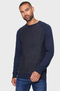 Threadbare 'Shellafield' Cotton Crew Neck Jumper
