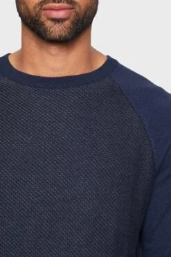 Threadbare 'Shellafield' Cotton Crew Neck Jumper -Joe Browns Store m7625914017307 navy xl 3