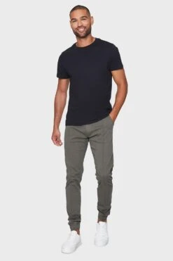 Threadbare 'Metro' Cuffed Casual Trousers With Stretch -Joe Browns Store m7625914046741 khaki xl 2