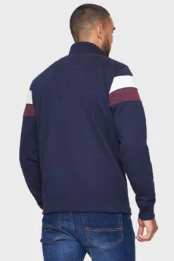 Threadbare 'Garret' 1/4 Zip Top -Joe Browns Store m7625914069146 navy xl 1