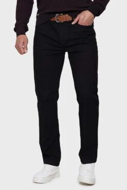 Threadbare Rainford' Belted Straight Fit Jeans