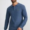 Threadbare 'Thorton' Cotton Polo Collar Jumper -Joe Browns Store m7625914109453 mid20blue xl