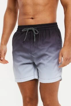 Threadbare 'Utara' Dip-Dye Swim Shorts