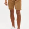 Threadbare Cotton 'Sanky' Chino Shorts -Joe Browns Store m7625914134097 camel xl