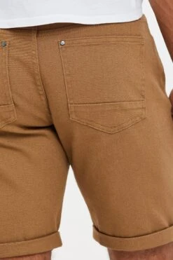 Threadbare Cotton 'Sanky' Chino Shorts -Joe Browns Store m7625914134097 camel xl 3