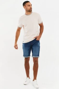 Threadbare 'Alberta' Regular Fit Denim Shorts -Joe Browns Store m7625914157638 mid20blue xl 2