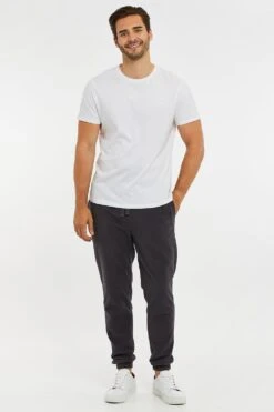 Threadbare 'Cian' Microfleece Cuffed Joggers -Joe Browns Store m7625914166395 mid20grey xl 2