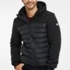 Threadbare 'Cossack' Showerproof Lightweight Padded Jacket -Joe Browns Store m7625914170460 black xl