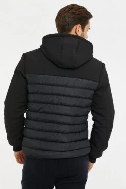 Threadbare 'Cossack' Showerproof Lightweight Padded Jacket -Joe Browns Store m7625914170460 black xl 1