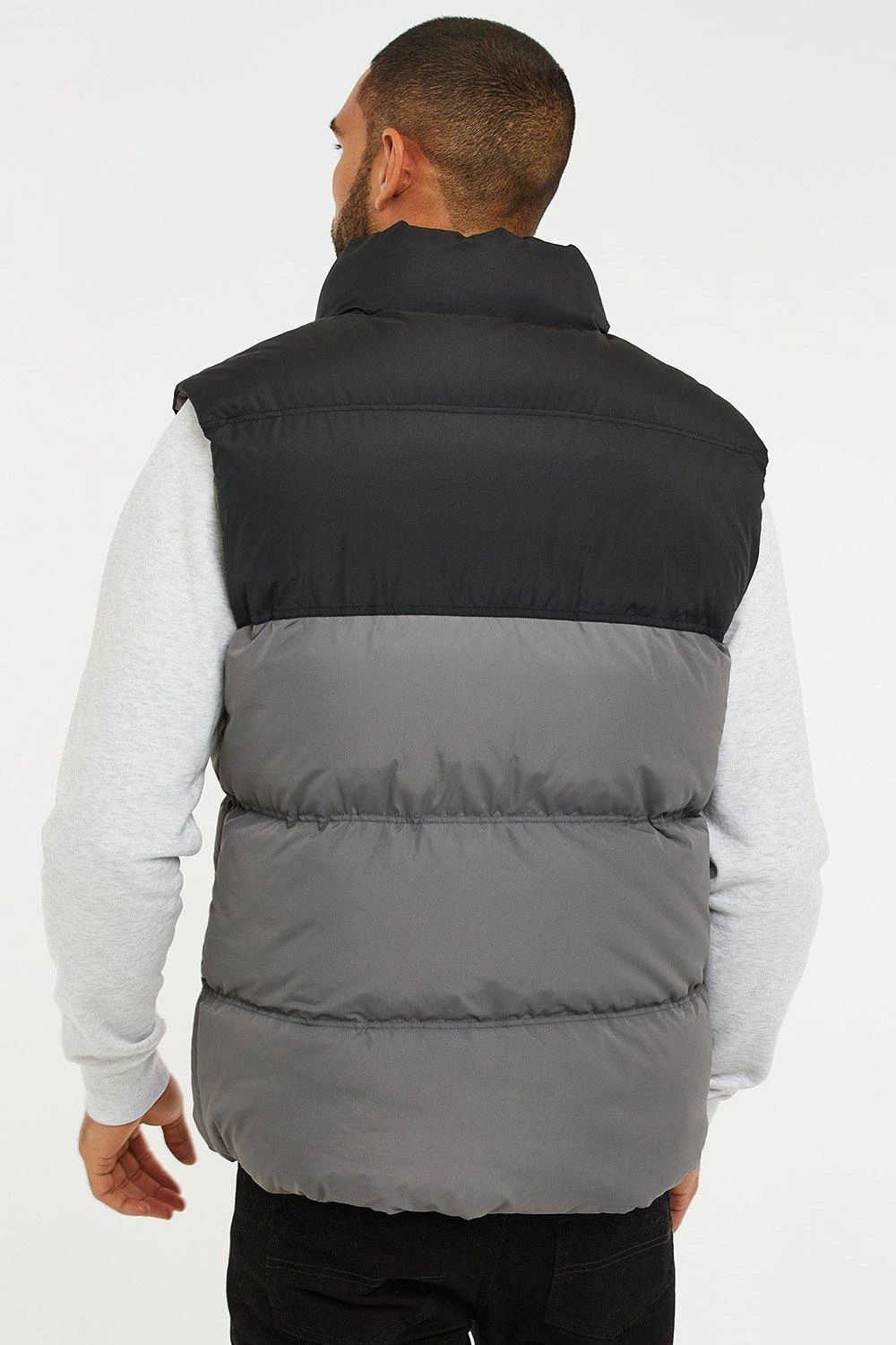 Threadbare 'Lethame' Showerproof Funnel Neck Padded Gilet 4 Threadbare 'Lethame' Showerproof Funnel Neck Padded Gilet - Image 2