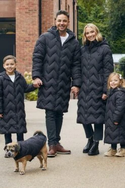 Threadbare 'Gandey' Longline Padded Jacket