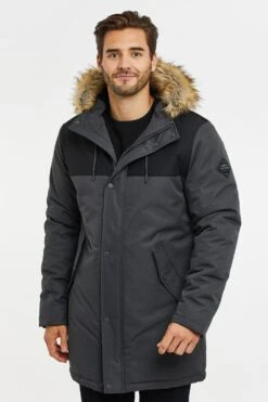 Threadbare 'Parkston' Hooded Parka Jacket