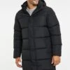 Threadbare 'Lucius' Showerproof Longline Padded Coat -Joe Browns Store m7625914183682 black xl