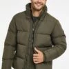 Threadbare 'Sapporo' Showerproof Mock Layer Puffer Jacket
