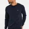Threadbare 'Badger' Cotton Crew Neck Jumper -Joe Browns Store m7625914190598 navy xl