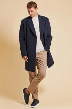 Threadbare 'Aberdonia' Double Breasted Tailored Coat -Joe Browns Store m7625914197580 navy xl 2