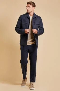 Threadbare 'Petty' 4 Pocket Shacket -Joe Browns Store m7625914198419 navy xl 2