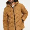 Threadbare 'Sandey' Zig-Zag Quilted Jacket -Joe Browns Store m7625914200686 camel xl