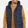 Threadbare 'Ritcher' Hooded Padded Gilet -Joe Browns Store m7625914204608 navy xl