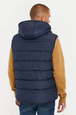 Threadbare 'Ritcher' Hooded Padded Gilet -Joe Browns Store m7625914204608 navy xl 2