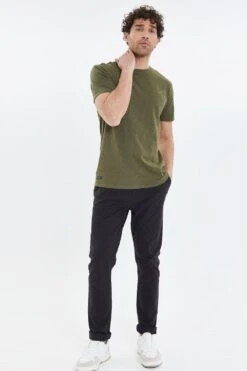 Threadbare Marley' Cotton Twill Chino Trousers With Stretch -Joe Browns Store m7625914223395 black xl 2