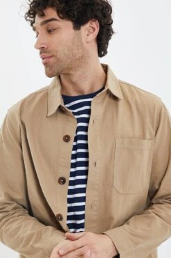 Threadbare 'Sunter' Lightweight Cotton Shacket 9 Threadbare 'Sunter' Lightweight Cotton Shacket -Joe Browns Store m7625914225153 stone xl 3