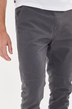 Threadbare 'Croft' Slim Fit Cuffed Casual Trousers -Joe Browns Store m7625914225405 charcoal xl 3