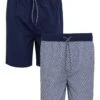 Threadbare 2 Pack 'Kite' Geometric Print Swim Shorts -Joe Browns Store m7625914229816 navy xl