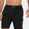 Threadbare 'Saxon' Mid-length Cargo Swim Shorts -Joe Browns Store m7625914230478 black xl