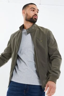 Threadbare 'Turnpike' Lightweight Harrington Jacket