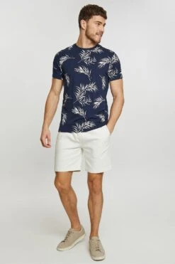 Threadbare 'Mambo' Pull On Cotton Chino Shorts -Joe Browns Store m7625914235213 cream xl 2