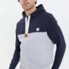 Threadbare 'Marcella' Cotton Blend Colourblock Hoodie -Joe Browns Store m7625914237415 navy xl