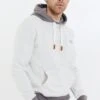 Threadbare 'Miami' Cotton Blend Contrast Hoodie -Joe Browns Store m7625914237484 ecru xl