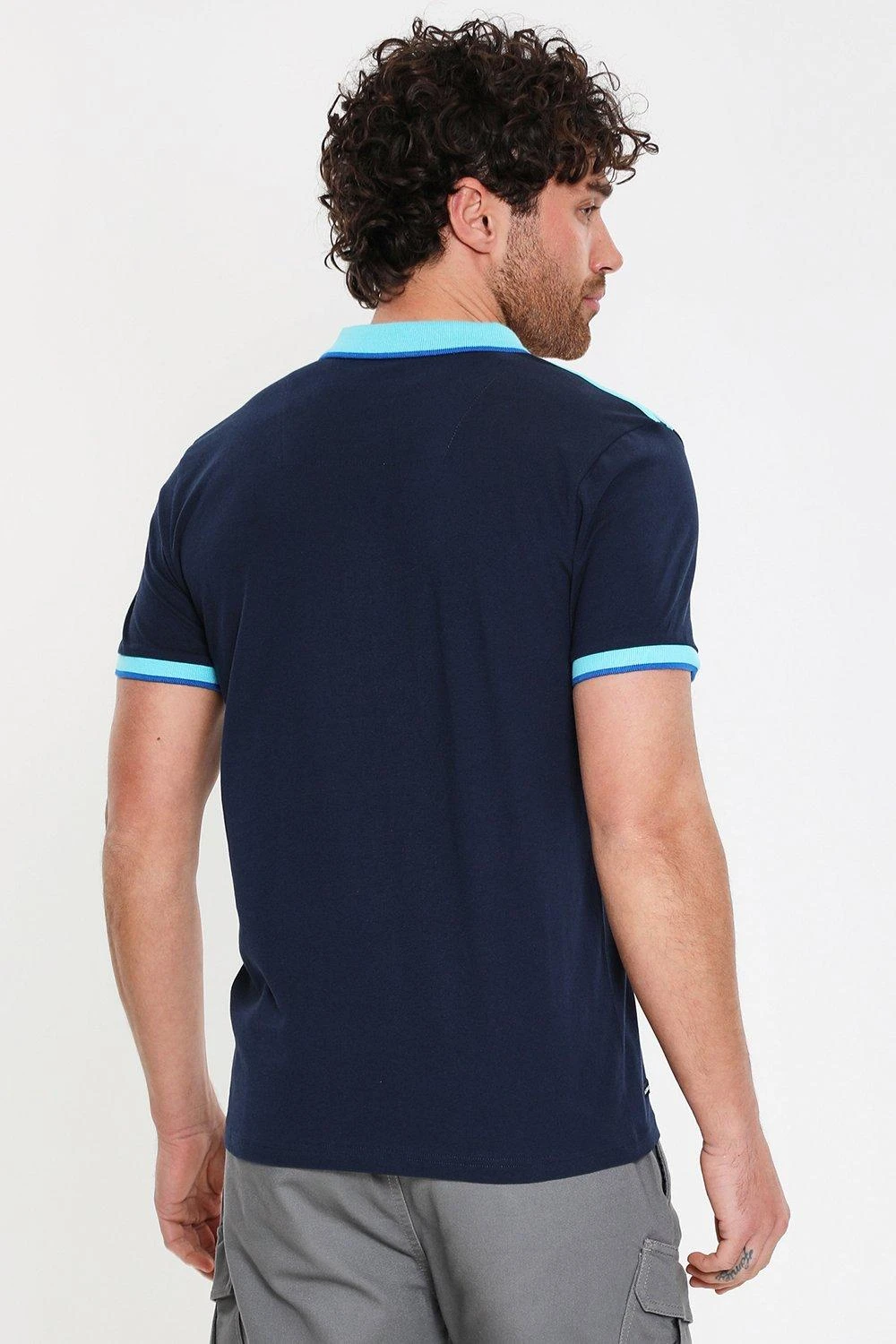 Threadbare 'Junta' Contrast Detail Cotton Jersey Polo Shirt 4 Threadbare 'Junta' Contrast Detail Cotton Jersey Polo Shirt - Image 2